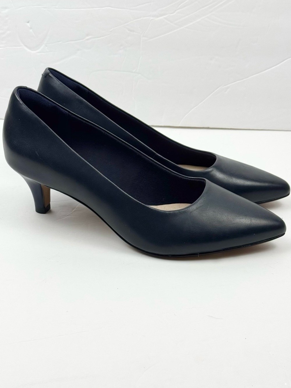 Clarks ‘Linvale Jerrica’ Navy Pumps 8.5 Wide